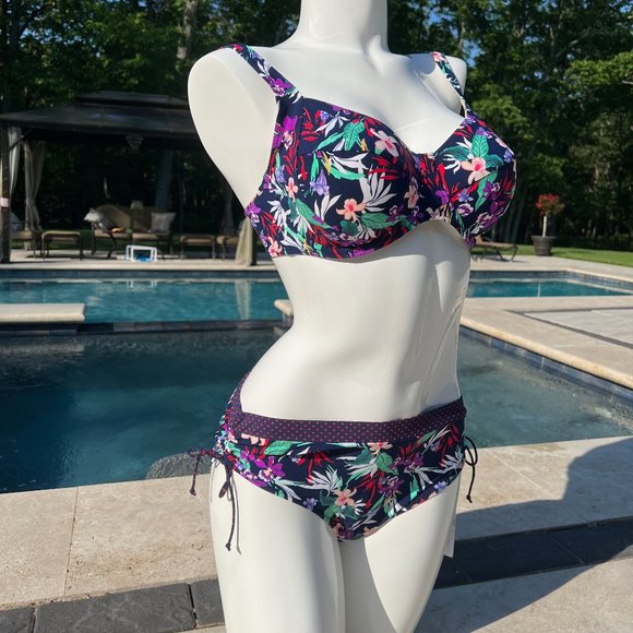 ‼️SALE ‼️ New Anita Rosa Faia Floral Bikini Set Sibel Size 12 / 38E - Picture 7 of 12